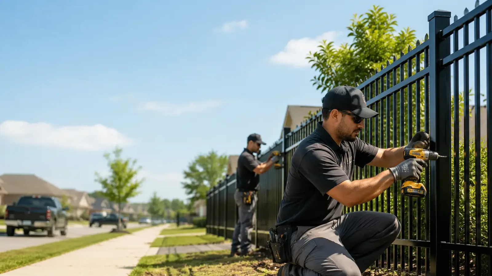 Metal Fence Installation in Cazenovia, WI